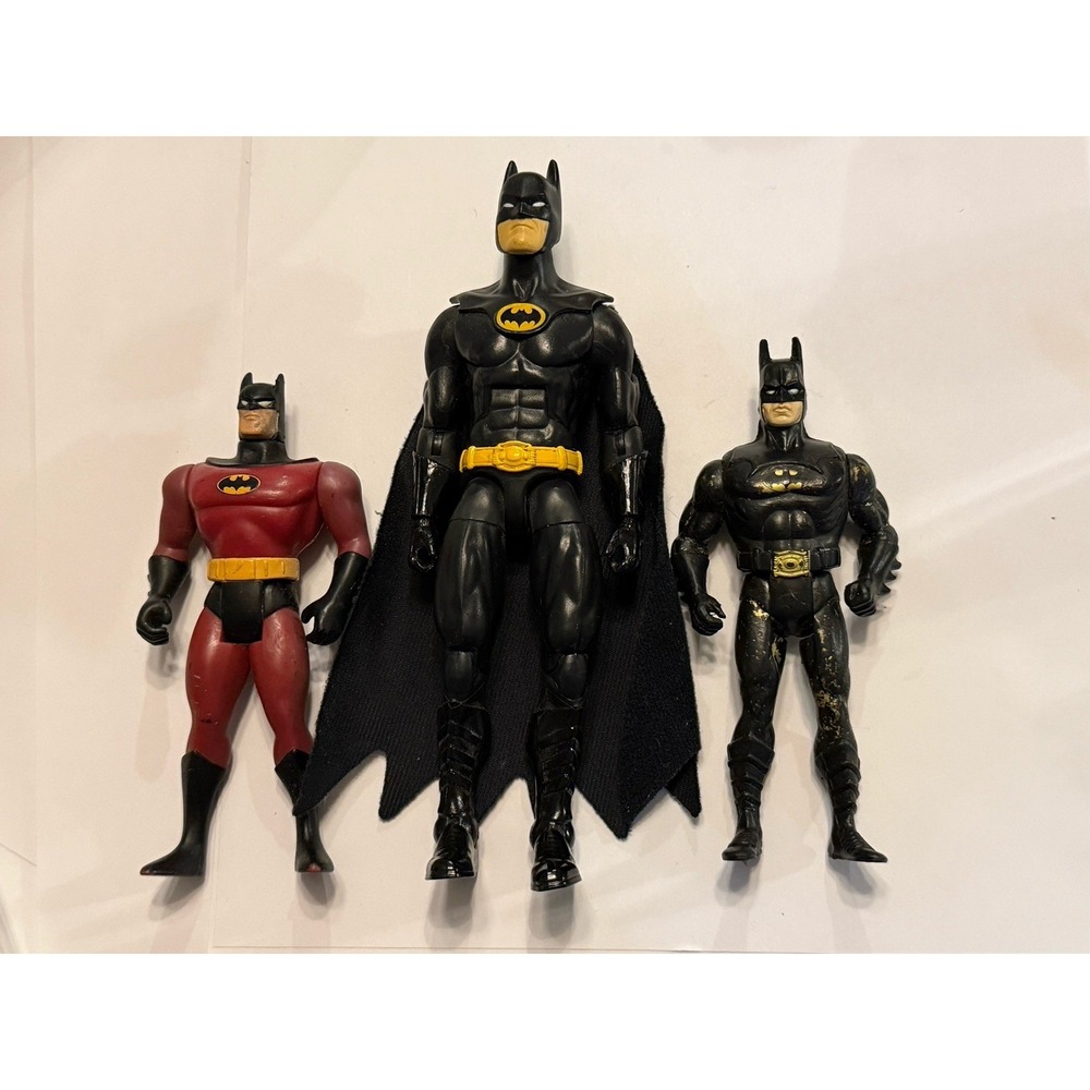 DC Comics Batman Random Lot Of 3 Action Figures 1990 1993 2018